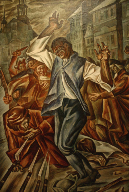 Crispus Attucks-First Patriot Killed in Boston Massacre, March 6, 1770 by Herschel Levit