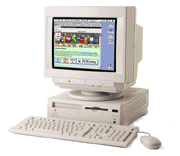 image of Macintosh computer and monitor