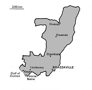 [Country map of Congo]