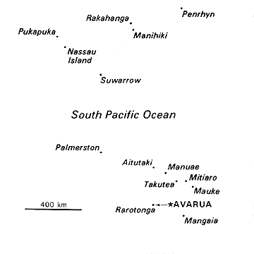 [Country map of Cook Islands]