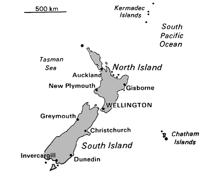 [Country map of New Zealand]