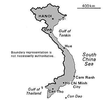 [Country map of Vietnam]