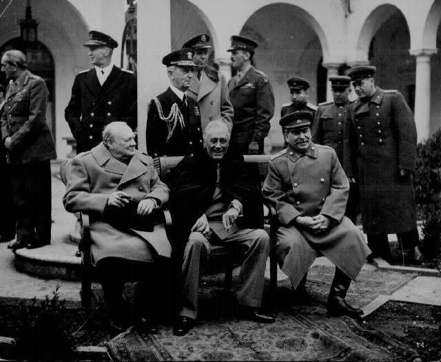 Churchill, Roosevelt & Stalin