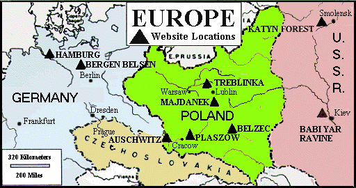 Map of Camp Locations