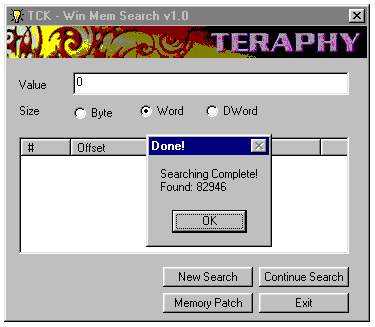Win Mem Patch Screen Shot 2