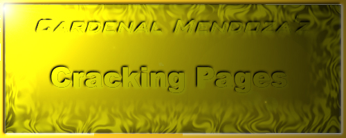 Cardenal Mendoza'z Cracking Pages