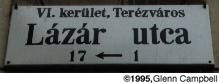 [Lazar Street Sign]