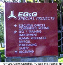 EG&G Sign