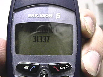 ERICSSON - NAM PROGRAMMING MENU 1