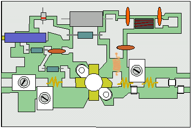 MRF136 component layout