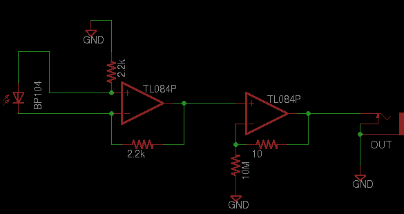 Figure 5: Figure 5: Circuit schematic of differential transimpedance amplifier “g1.”