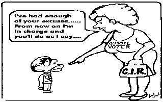 Politicians should be working for taxpayers.