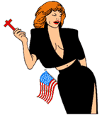 Harlot representing a church