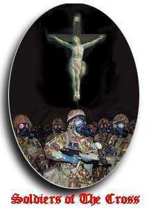 Christ on the 
Cross surrounded by CBW soldiers