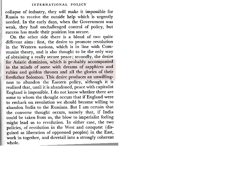 Second, and last, coded mention of Jews in The Practice and Theory of Bolshevism