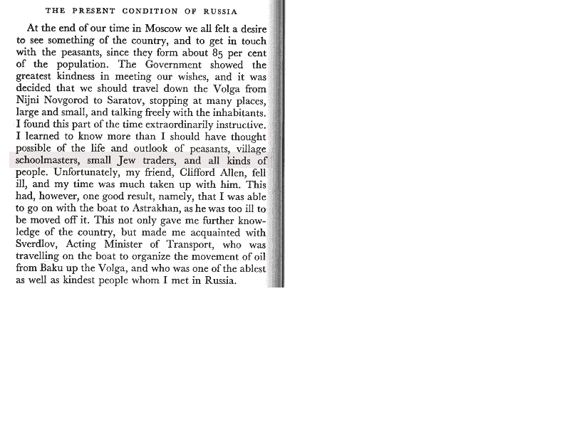 First mention of Jews in The Practice and Theory of Bolshevism