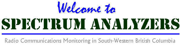 Welcome to Spectrum Analyzers