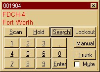 Radio Manager 2002's Mini Window with Always On Top Option