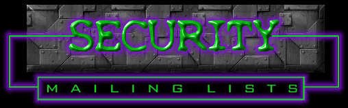 Security Mailing Lists: JPG - 14k
