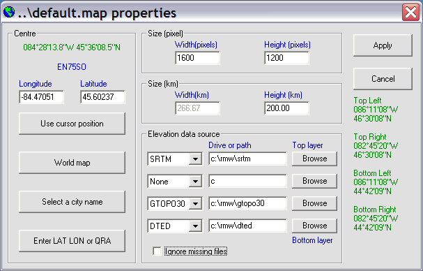 Map Properties