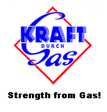Was this artistic logo intended to promote the mass gassing of Jews or anyone in order to make Germany strong?  Of course, not!